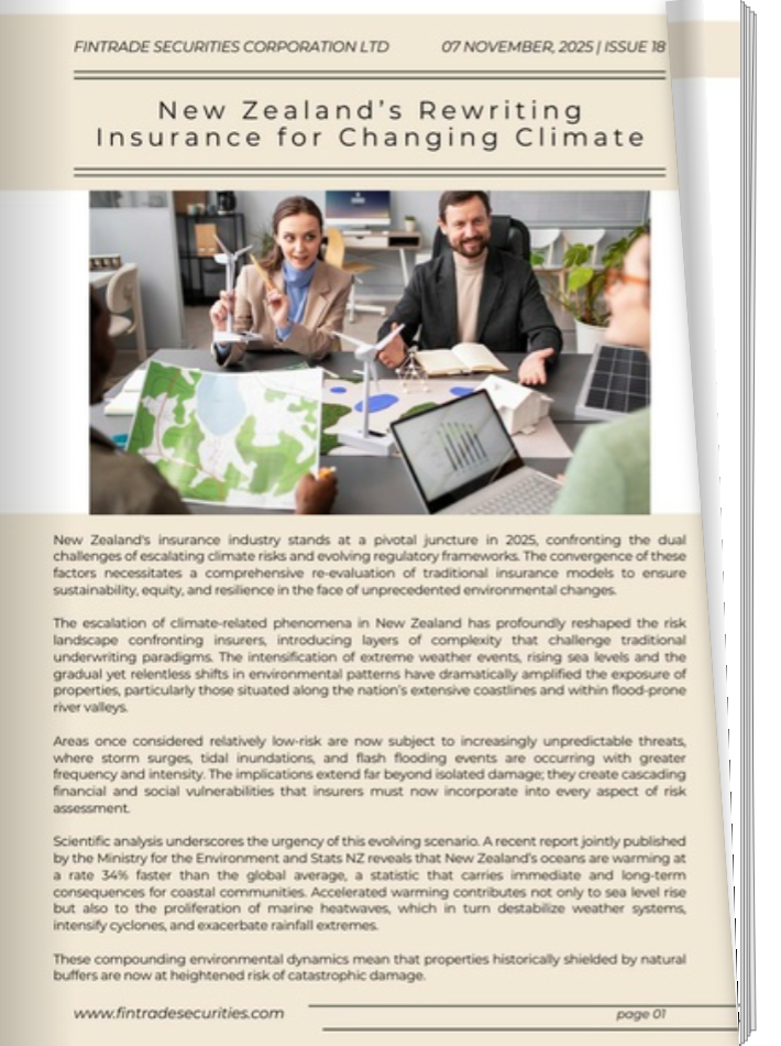 New Zealand’s Rewriting Insurance for Changing Climate